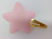 Estrella rosa brillante 1 uni.